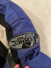 Joe Rocket Black   Blue Vented And Padded Motorcycle Jacket See Measurements