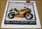 2006 Triumph Daytona 675 Motorcycle Print Ad 2005 Advertisement 10  X 12  Vtg