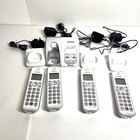 Panasonic Kx-tgd864w 4 Handset Cordless Phone With Answering Machine Spam Block