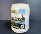Vintage German Stoneware Beer Stein     Aschaffenburg Schloss Johannisburg 0 5l
