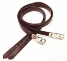Stirrup Leathers-calf Wrapped no Stretch-black Or Brown All Lengths