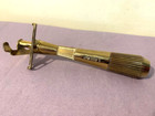 Leaf Twig Single Blade Gold Chrome- Eco-friendly Shaving Razor - Great Cond