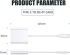 Usb C Sd Card Reader Type C Sd Card Reader Supports Sd And Microsd Memory Card