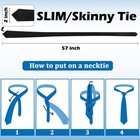 Neck Ties For Men  Solid Slim Color Classic Neck Ties Necktie Wedding Formal Us