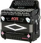 Hohner Aces Ii Model Diatonic Accordion Key Of Eab With Case And Straps