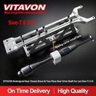 Vitavon Cnc Alu7075 Real Carbon Redesigned Rear Chassis Brace For Losi 5t E 3 0