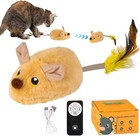 Remote Control Mouse Toy 2024 New Remote Control Cat Toys Mice Electronic Moving