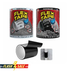 Flex Seal Super Wide Waterproof Duct Tape Black 4 6  X 20 Ft Heavy Duty