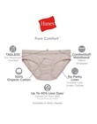 Hanes Womens Brief 6-pack Pure Comfortsoft Waistband Assorted Colors Value 6-10