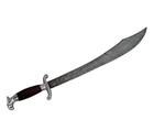 Vintage Spanish Mexican Engraved Machete Leather Handle Sword Eagle Head
