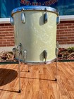 1950s Slingerland Radio King 16x16 Floor Tom Single Drum White Marine Pearl