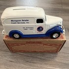 Ertl Collectibles 1938 Chevy Panel Truck Die-cast Metal Coin Piggy Bank