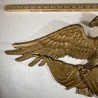 Syroco American Eagle 29    Metal Wall Hanging Plaque 7683 Patriotic Shield Usa
