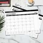 2025 2026 Desk Calendar 12x17 Monthly Planner With Holidays And Clear Corners