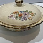 Vintage Du Barry Imperial Ware 18k Gold Vegetable Serving Bowl Dish