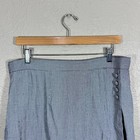 Vtg 90s Expos   Skort Skirt Gingham Check Usa Made Fabric Buttons Y2k Grunge Boho