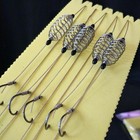 5pcs Wire Method Carp Fishing Feeder Swim Feeders Spring Lead Sinkers Bait Hook