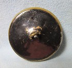 Stunning Antique Brass Palm Tree   Leaf Floral Picture Button   Large 1 3 16 