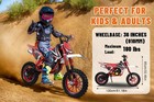 50cc 2-stroke Kids Gas Dirt Bike Ages 8  Starter Bike