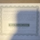 Walt Disney Company Framed Certified Shareholder Stock Certificate W  Coa
