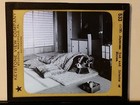 Japanese Bed  futon  And House Interior  Japan  Magic Lantern Glass Photo Slide