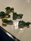 Vintage John Deere Mini Tractor Lot Of 5 Diecast Farm Equipment