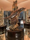 Donjo Dolphin Sculpture Figurine Statue Art  Copper Fill Artist Signed