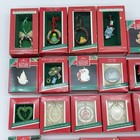 Lot Of 30 1980-90 Hallmark Keepsake Miniature Christmas Ornaments In Boxes Hooks