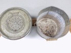 Vintage Galvanized Minnow Bucket Fishing Bait Pail Falls City  