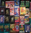 Huge Lot Of Unopened Old Vintage Sports Cards In 50 Wax Foil Cello Rack Packs