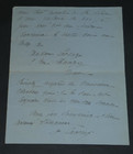 Cassive  Actress - Autographed Letter Signed To Mr Fouquier  1930