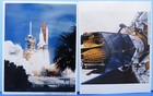Nasa Photo Lot Of 4 Vtg 80s Sts-26 Space Shuttle Discovery Rockwell Kodak
