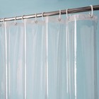 Clear Shower Curtain Liner 72 X 80inches Long With 5 Magnets Heavy Duty Weighted
