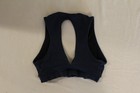 Arteira Gym Navy Cutout Sports Bra Front Racerback Athletic Top