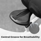 Rockbros Mountain Bike Saddle comfortable Sponge Waterproof Leather Bicycle Seat