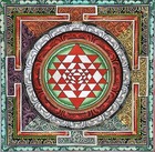 Sri Yantra  Shri Yantra  Shri Chakra  Original Newari Paubha Thangka Painting