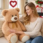 36 Inch Giant Teddy Bear Big Plush Stuffed Animal Soft Cuddly Toy Gift For Girlf