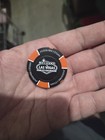 Las Vegas Harley Davidson Black Orange Poker Chip