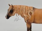 Custom Stock Horse    gunner    Traditional Scale Resin Horse Model Ooak Like Breyer