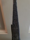 Antique Signed Dated   Wrought Iron Fireplace Tongs Tool Blacksmith 25 5 
