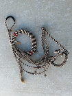Brown Charro Cabresto Bosalillo  Cotton Handmade Charro Bosal Reins Set