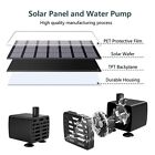 Aisitin Solar Water Pump  With 6 Nozzles For Bird Bath  Ponds  Garden  Fish Tank