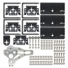 Aluminium Robot 6 Dof Arm Claw Mount Kit Mechanical Robotic Arm For Arduino