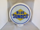 New Blue Sunoco Reproduction Replica Gas Pump - White And Blue -free Shipping 