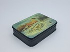 Fedoskino Lacquer Miniature Russian Box Winter Handmade By Solovyova 2021