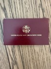 1988 Olympic 2-coin Proof Set  5 Gold   Silver  1 Dollar  Us Mint Box   Coa