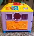 Vintage Fisher Price Incrediblock Activity Center Cube