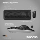 Incase Desktop 850 Wireless Keyboard   Mouse Combo Black Py9-00001