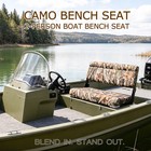 Northcaptain Boat Bench Seat For Fishing Boat Double Folding Boat Seat camo