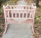 Vintage Bassinet Cradle Baby Antique Wooden Cradle Could Be Used For Dolls